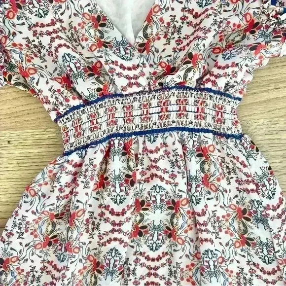 Max Studio Women’s Ruffled Floral Dress Size Medium - Picture 3 of 12